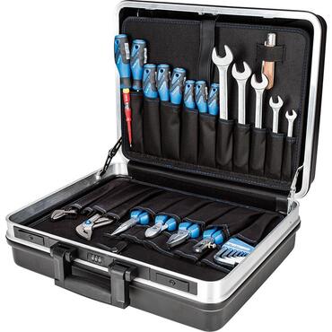 Tools assortment 74 pcs in hardcase case type 6166